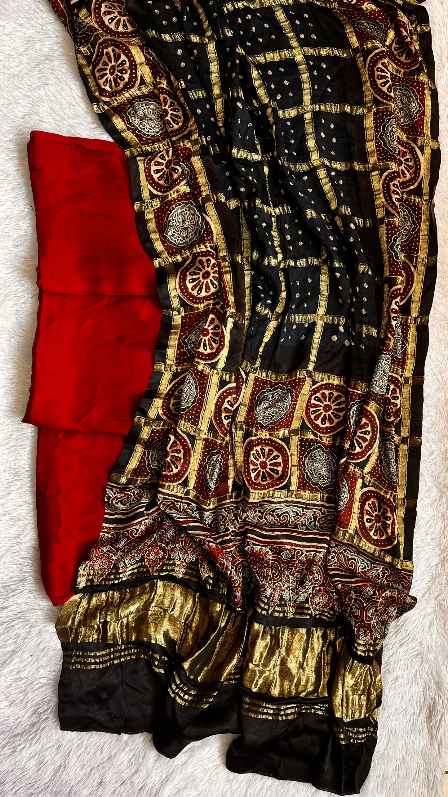 Maroon Solid Shade Modal Silk Suit Material with Ghadchola Modal Silk Dupatta