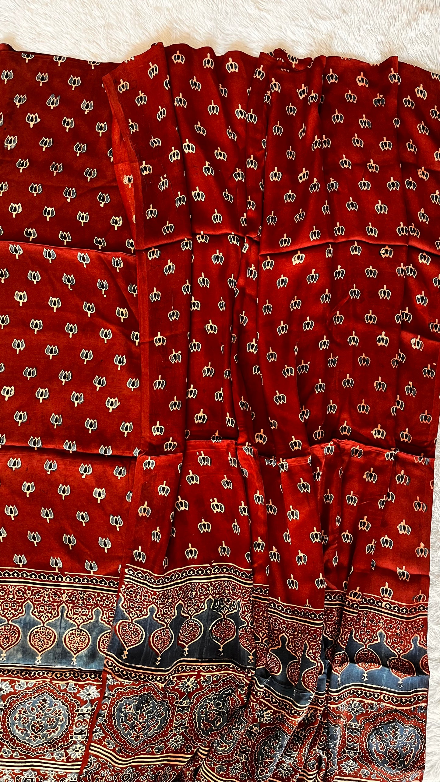 Caramel Shade Classic Kamal Pure Modal Silk Suit Set with Modal Silk Dupatta