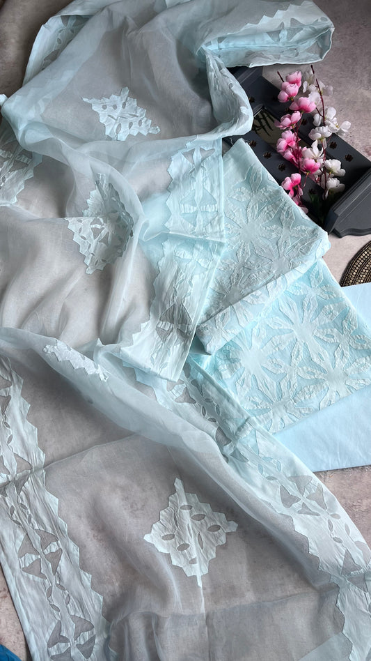 Applique Cut Work Suits Desisass