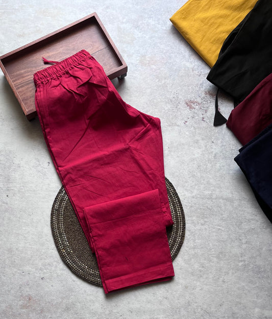 Everyday Essential Pure Cotton Pants with Pockets