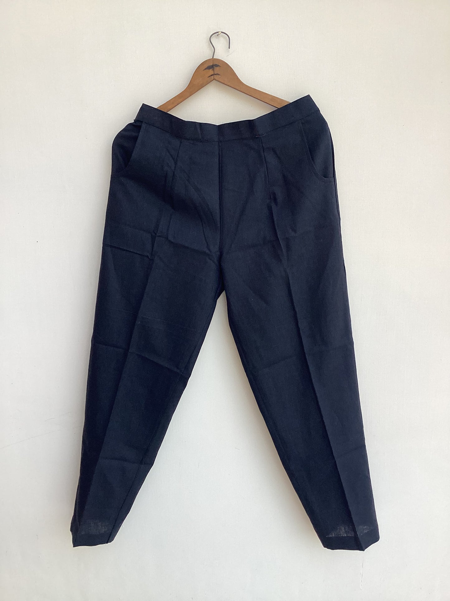 Dark Black Pure Cotton Pants